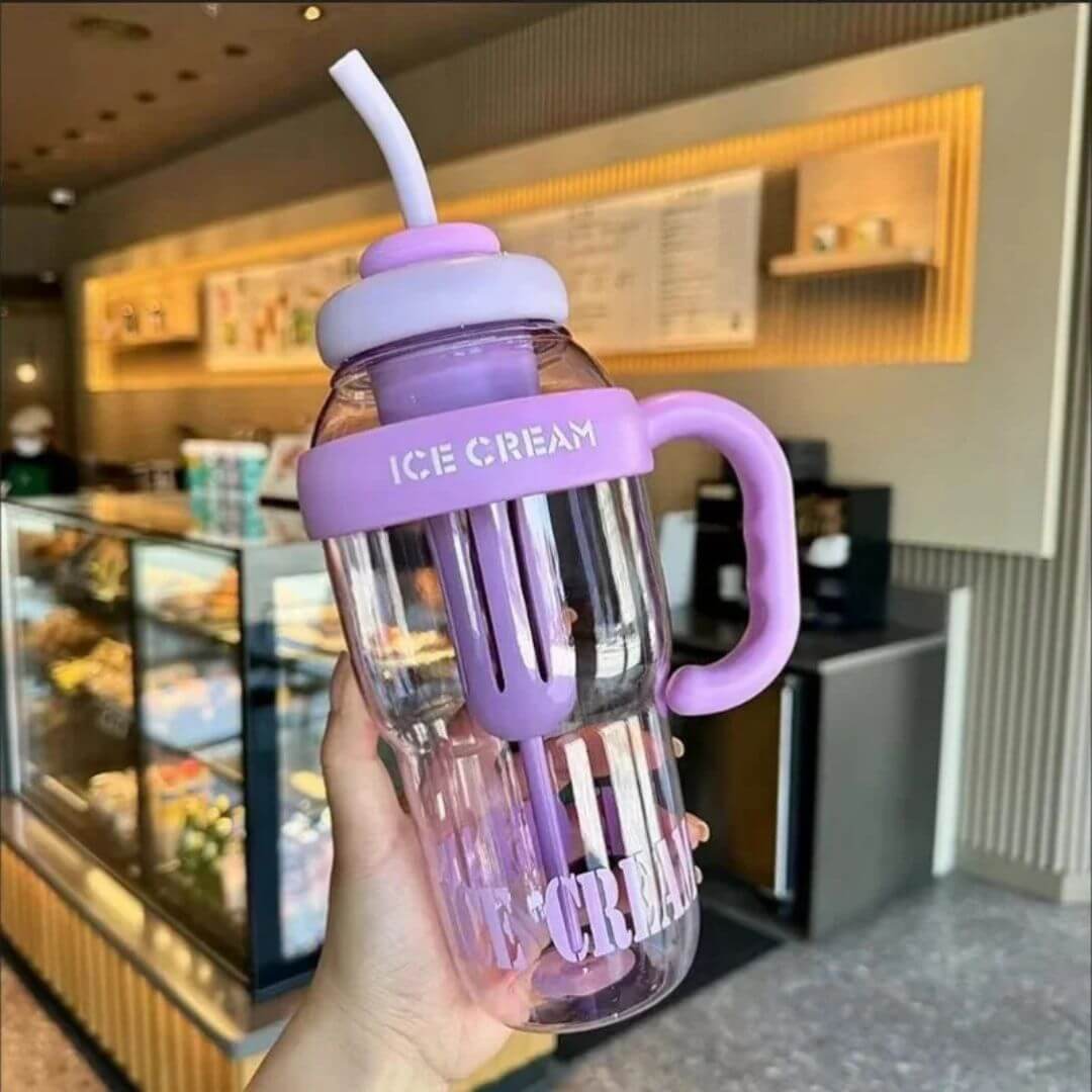 Botella Detox 1400ml con Filtro y Sorbito – Aguas Saborizadas al Instante