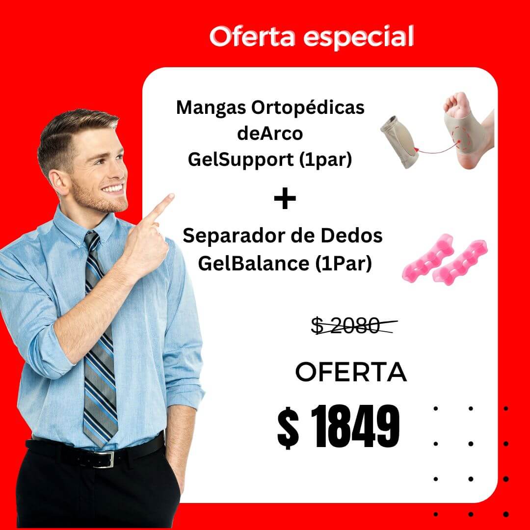 Mangas Ortopédicas de Arco GelSupport 👣