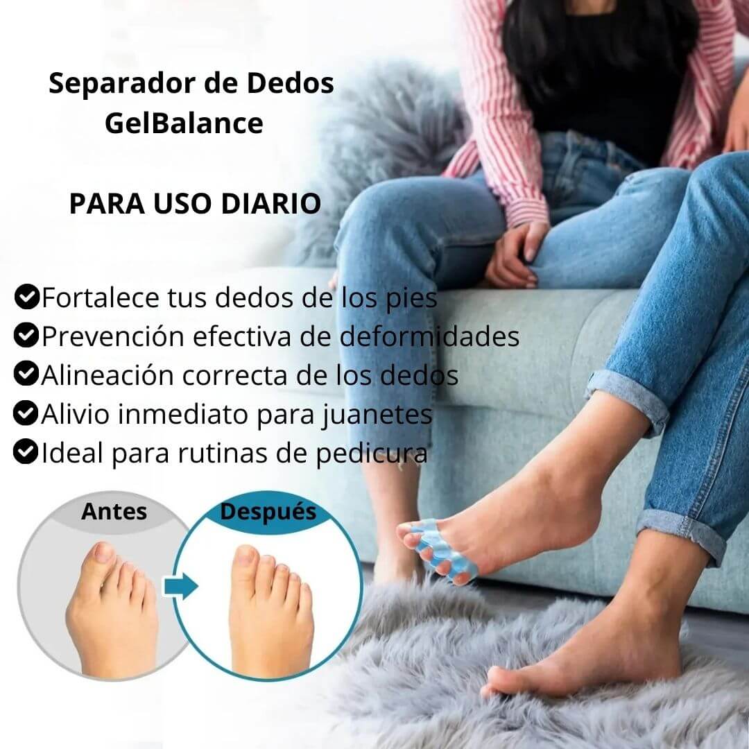Separador de Dedos GelBalance - Alivio y Corrección para Tus Pies