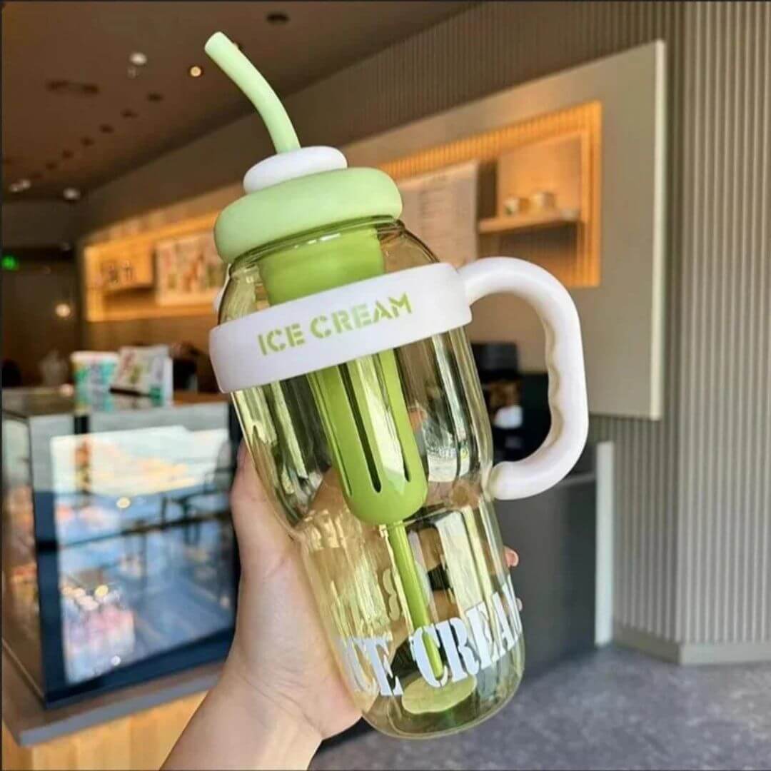 Botella Detox 1400ml con Filtro y Sorbito – Aguas Saborizadas al Instante