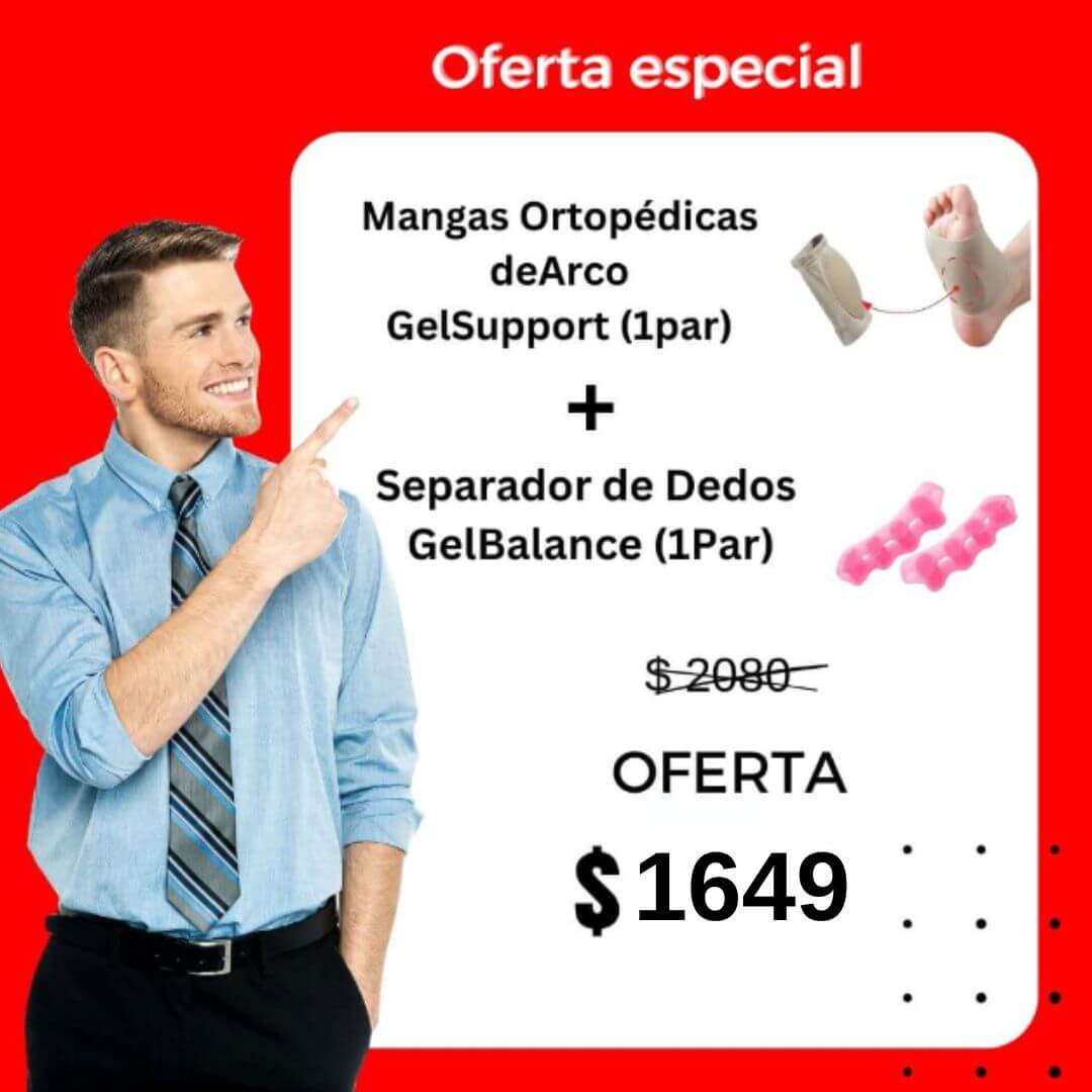 Mangas Ortopédicas de Arco GelSupport 👣