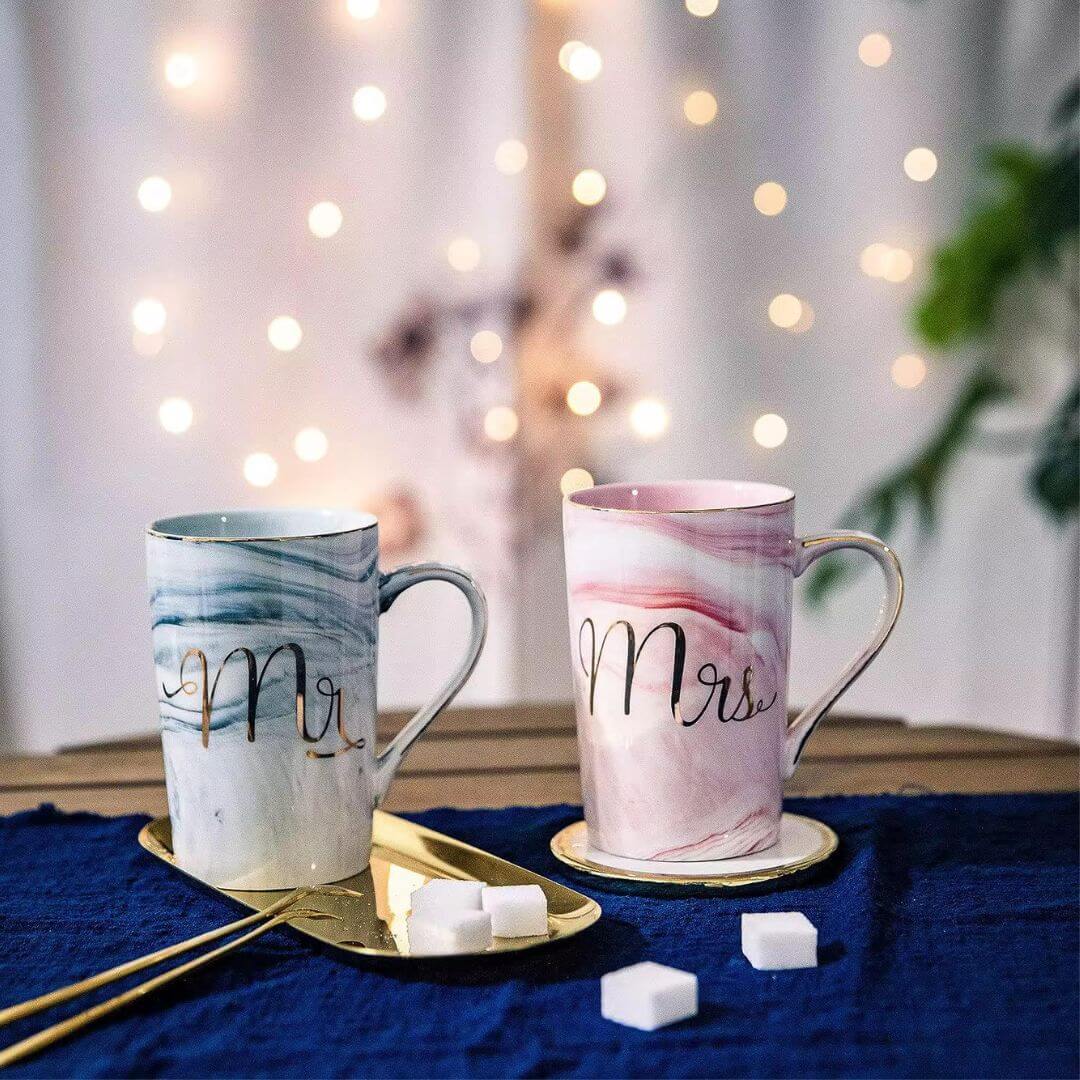 Set de Tazas Mr & Mrs -Amor Eterno