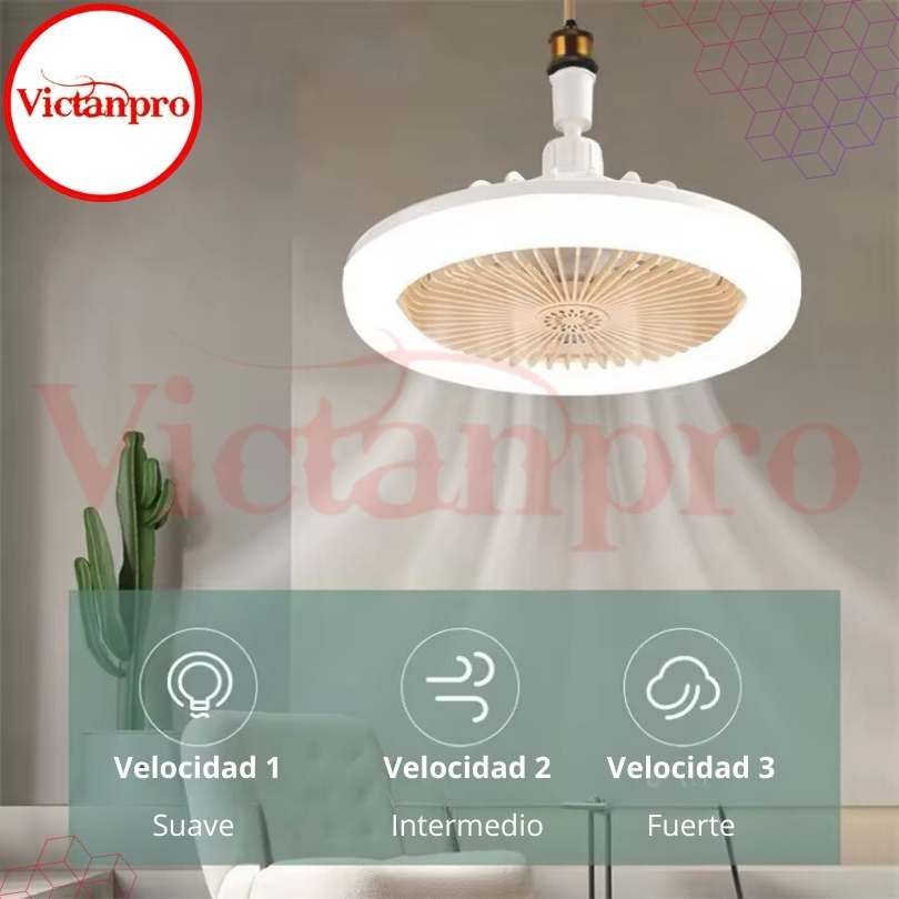 Ventilador Inteligente 3 en 1 Pro 🌬️💡